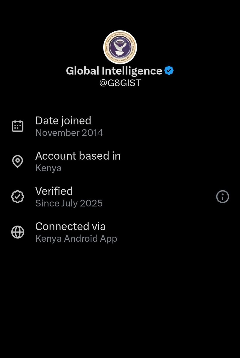 C_NyaKundiH's tweet image. An intelligence outfit is judged by what it reveals before the moment not by how loudly it shouts after the event has already happened.

This  account is a classic conspiracy engine because it does not produce intelligence in the true sense of the word. 

Real intelligence alerts…