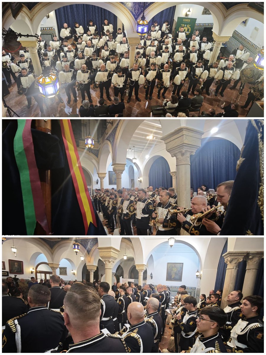 Gracias a <a href="/CCyTTEsencia/">Banda de Cornetas y Tambores Esencia</a> por invitarnos a vuestro aniversario y por el cariño recibido. Gracias a la ciudad de Sevilla por el reconocimiento y sobretodo, gracias a tod@s los que formáis parte de nuestra formación. Estáis destinados a hacer historia.
#LaMadreyMaestra #CofradíasMLG