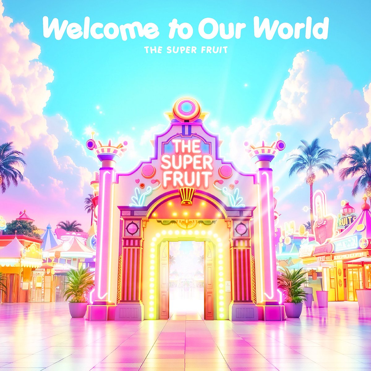 ══════
Digital Single
══════

スパフルワールドウェルカムソング！
新曲「Welcome to Our World」楽曲配信スタート㊗️✨

配信日：11月23日(日)
「Welcome to Our World」
🎧supafuru.lnk.to/wtow

来年のTHE SUPER FRUITはたくさんの新曲が発表される予定です✌︎✌︎
🍎🍊🍋🍈🍑🍇🥥