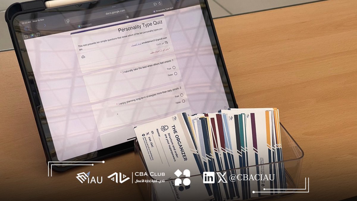 BA_CBAC's tweet photo. جانب من مشاركة لجنة إدارة الأعمال في معرض
Business vision 360. https://t.co/hAySVb8E7B