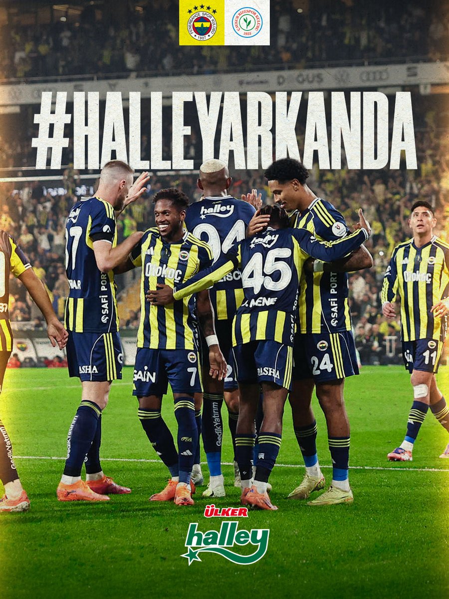 halleyarkanda's tweet image. Sırt sırta, kalp kalbe…

Çaykur Rizespor karşısında başarılar Fenerbahçe! 💛💙

#HalleyArkanda