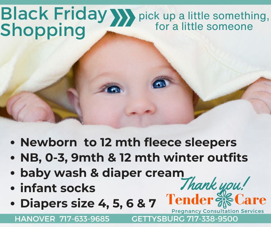 TCPregnancyCtr's tweet image. Grab some cozy fleece sleepers, cute warm outfits, and baby wash this Black Friday to bless a little one and their family! #BlackFridayDeals #BlessABaby #donate #babysupplies #love #care #showthelove