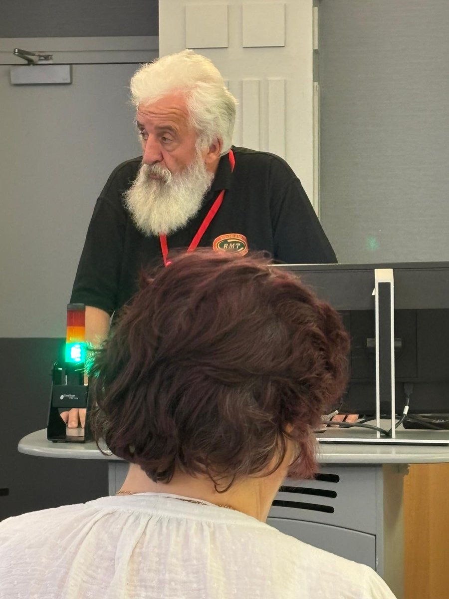 RMT_Scotland's tweet image. At the @ScottishTUC Disabled Workers Conference this weekend. @RMTunion delegates Shaun Mccrudden and Davy O&apos;Donnell highlight the importance of improving accessibility on Scotland&apos;s rail network @ScotRail Invest in staff and infrastructure. #AccessForAll