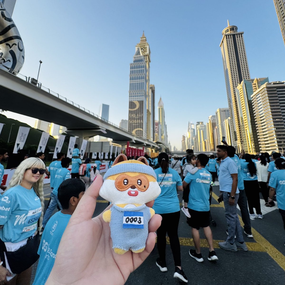 Happyfanlynne's tweet image. Baby Jeguri was here 🐼🏃💙

#Dubairun2025 #AHOF #JL #Babyjeguri #diy