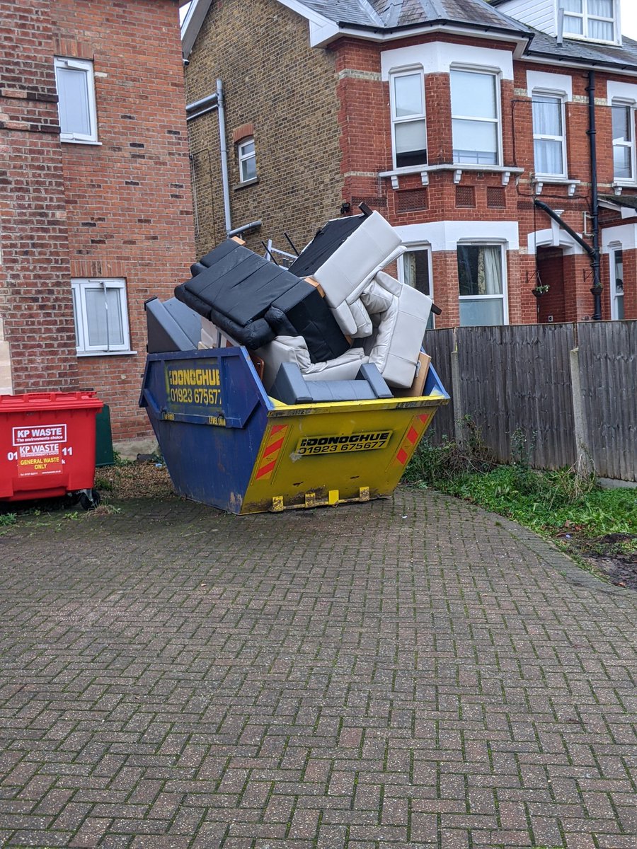 I'll bet the skip driver's gonna be thrilled when he comes to collect 😬
