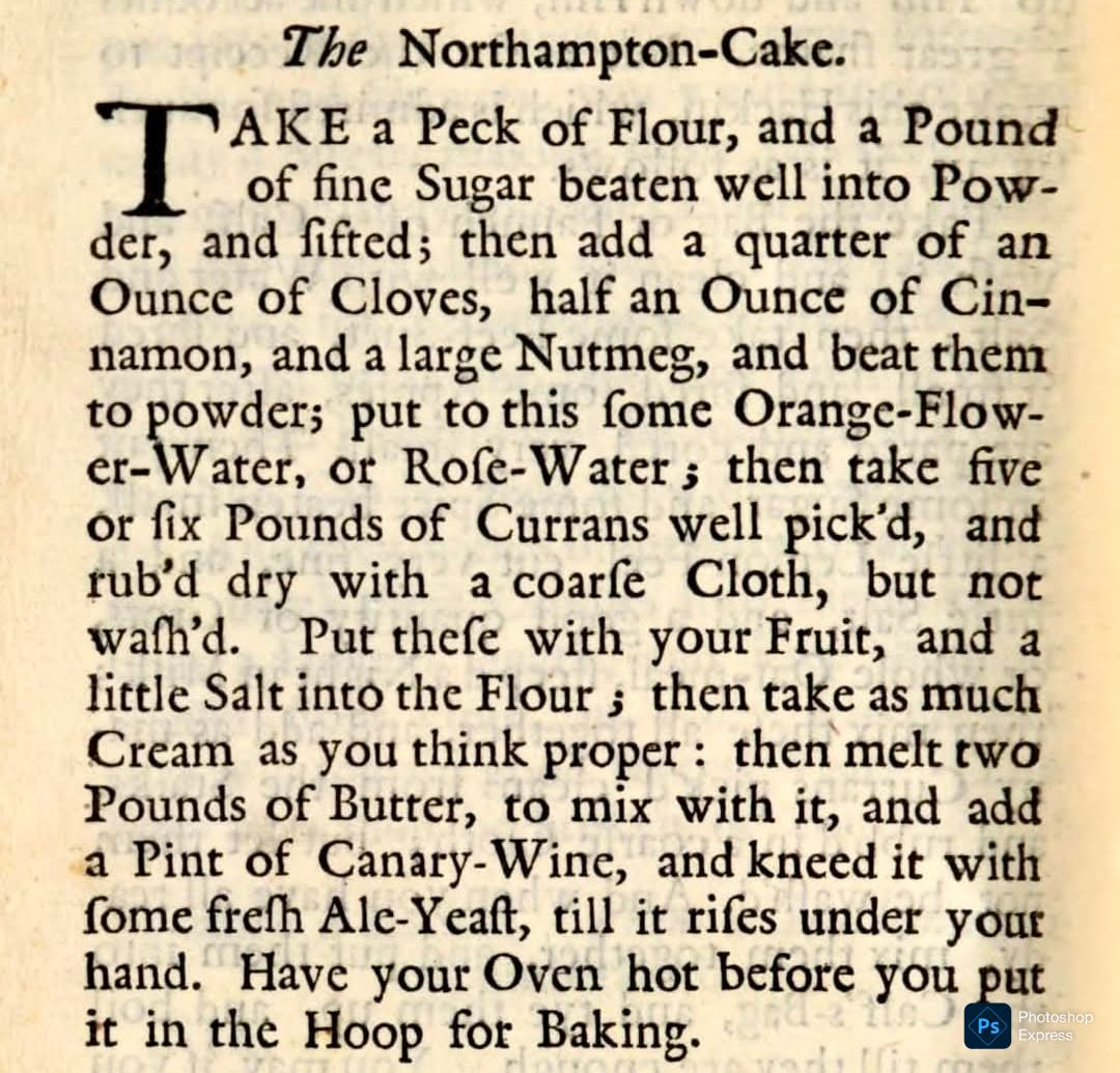Well, you learn something new every day, who'd of thought we had our own cake recipe, (remember an 's' was written as an 'f' in those days)🥰