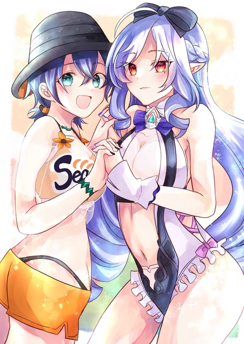 水着衣装獲得までが私の夏なので… この子達愛し… #zzzero #zzzfanart