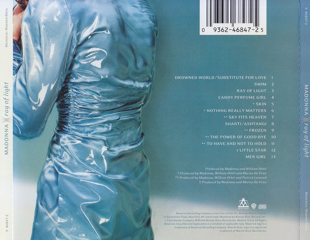 peruccinho's tweet image. Ray of Light (1998(