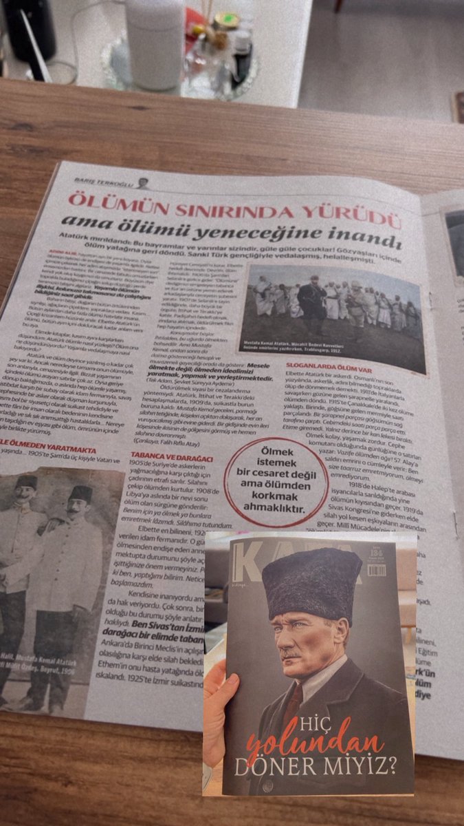 Harika bir kasım KAFA’sı.💐 Bayramlar ve yarınlar Atamızdan emanet! <a href="/kafadergisi/">KAFA Dergisi</a> <a href="/baristerkoglu/">Barış Terkoğlu</a>