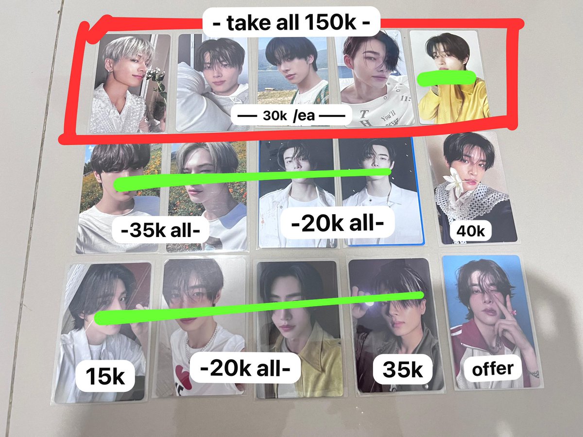 #ensell help rt/like moots!

 — ☆ wts / want to sell aab enhypen dibeli yaaa udh murce bgt bgt bgt

min take 2pc

• price on pict 
• keep event with dp
• more detail by dm

t.lfb pc photocard enhypen desire unleash jungwon heeseung jay jake sunghoon sunoo ni-ki