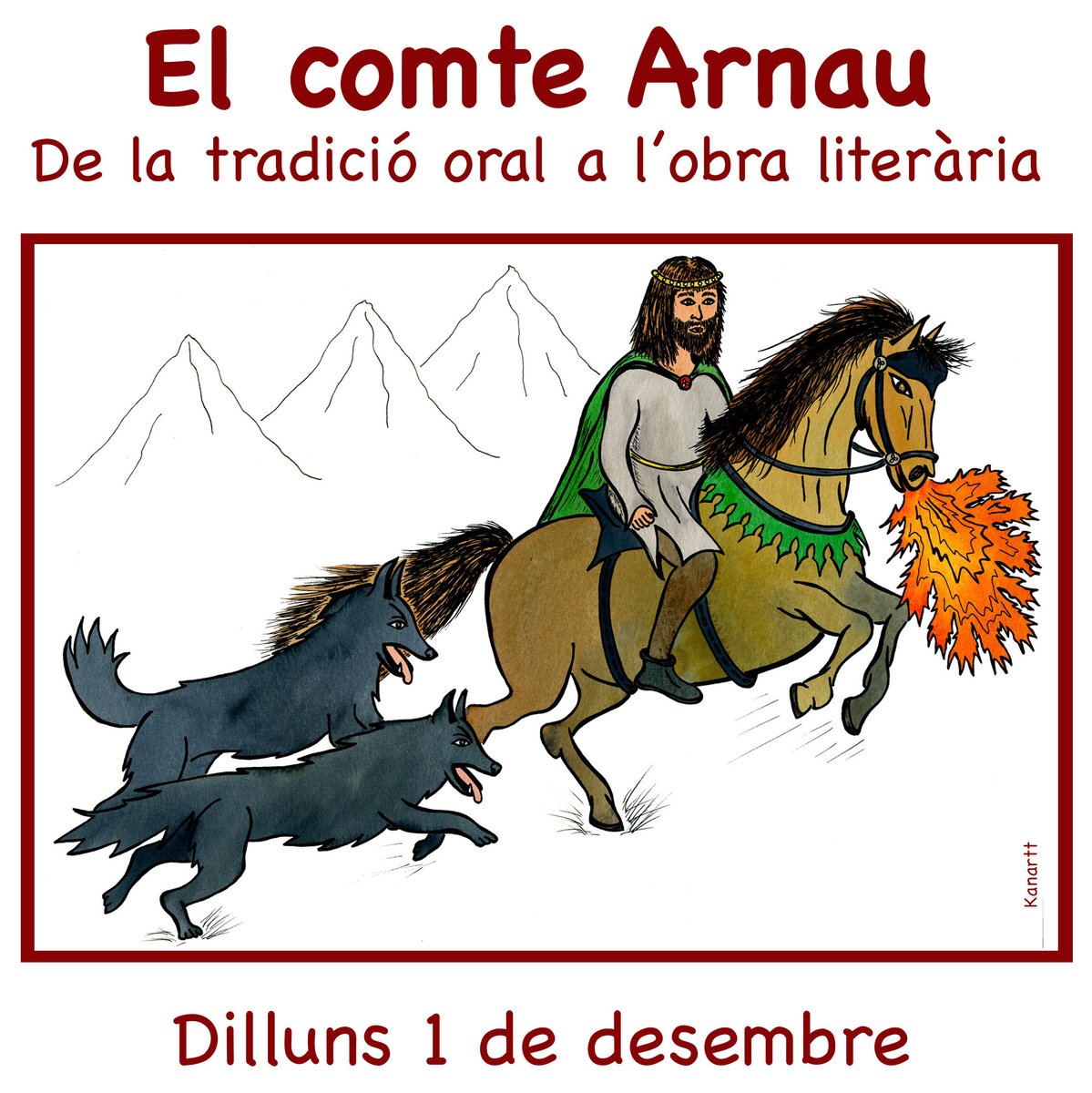 Començarem el desembre amb una conversa sobre la figura mítica del comte Arnau. L'activitat és gratuïta, però us recomenem la inscripció per tal de preparar el material.
Més informació a carrutxa.cat