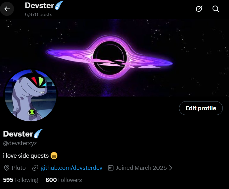 Devster☄️ tweet media