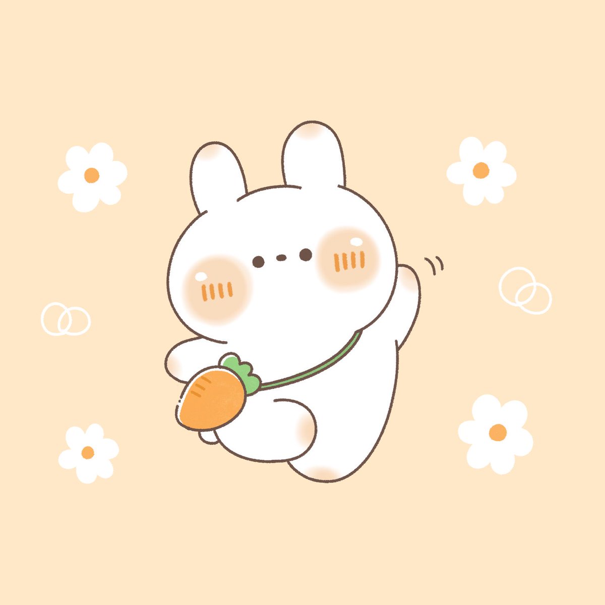 【うさぎ】手描きイラスト 原画 《1337》 ぽわぽわうさぎ＊クリエイターズマーケット (@narisan_i) / Posts / X