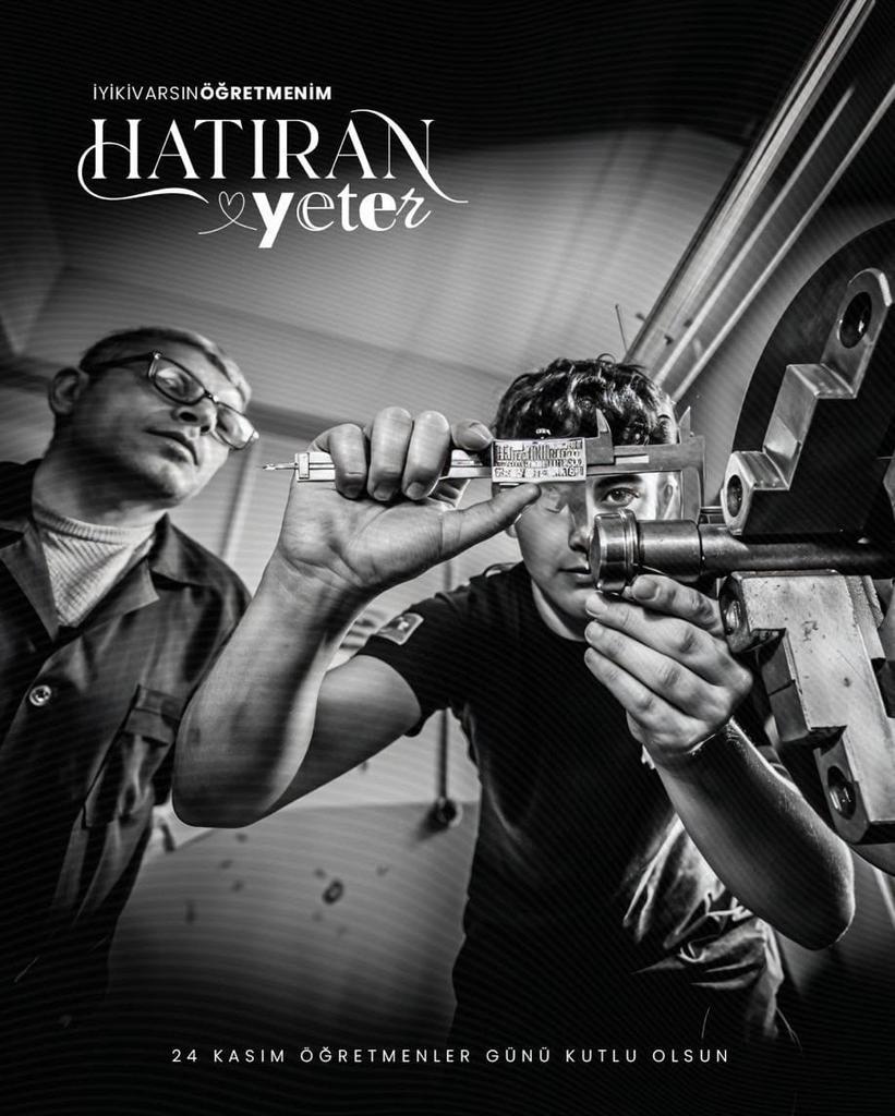 Bu milletin evlatları için öğretmenin attığı her adım, söylediği her güzel söz geleceği aydınlatır. 

#HatıranYeter