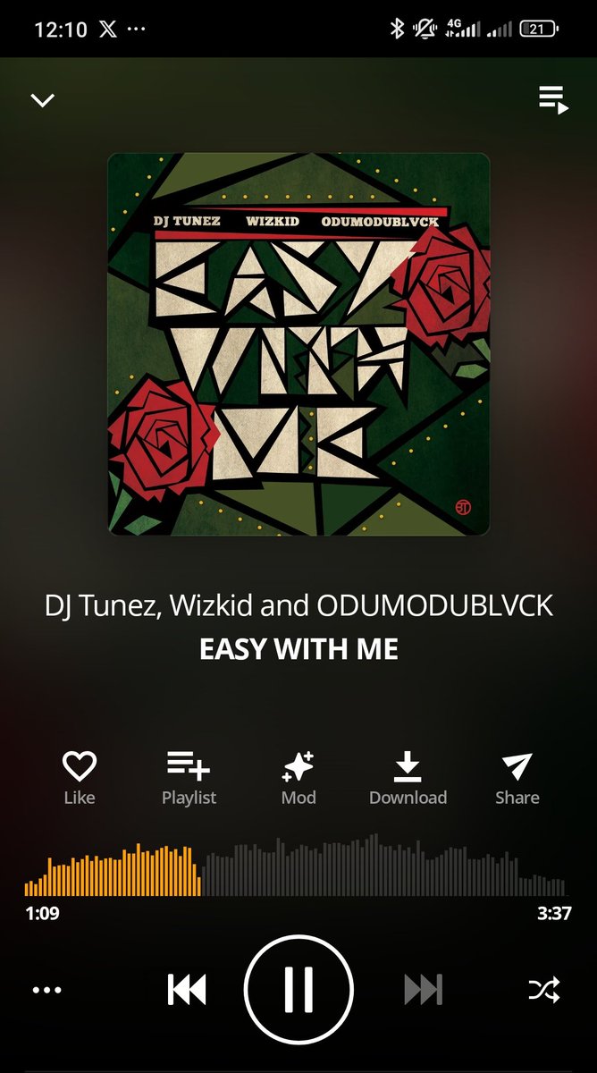 obongpython's tweet image. On the repeat 🔁 #EASYWITHME 🔥 

@Odumodublvck_ @wizkidayo @DJ_TUNEZ 🎶