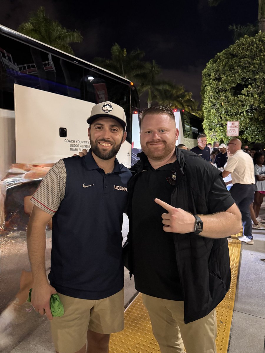 What a night! Incredible win!

Loved having the boys back in FL so our boy could experience his first UConn game! We got a Husky for life 👏

Proud of <a href="/CoachDShearer/">Doug Shearer</a> &amp; all the team has accomplished! Let’s go bowling! 🎳