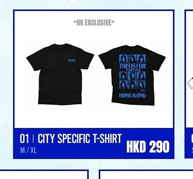 2nds11's tweet photo. any ph once coming to hk for this is for concert and wants buy hk specific shirt, medium size? 

RFS: bought the wrong size 😅

wts lfb 
#twice #thisisfor #hk #once https://t.co/0R0V0npIU1