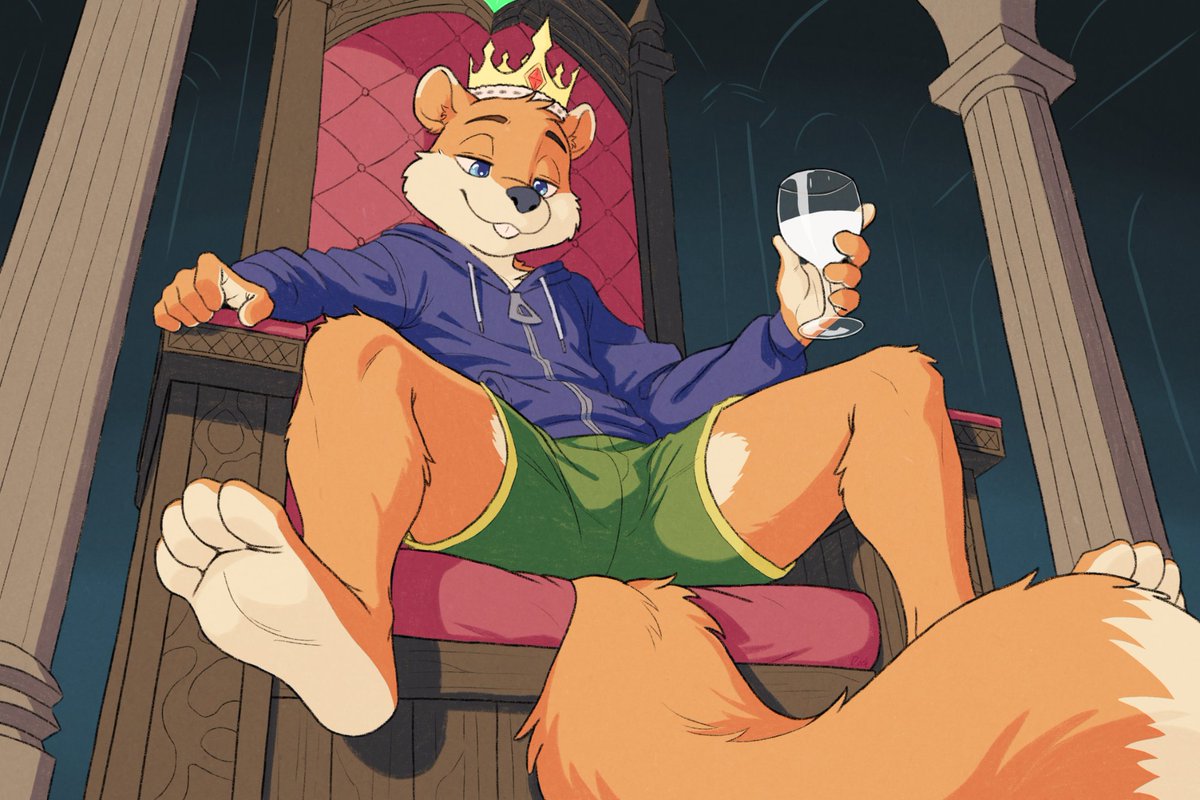 My favorite squirrel from n64! 🐿️🐾

#furryartist #furryarwork #art #furry  #paws #beans #conker #conkersbadfurday #nintendocharacter #king #hoodie #squirrel #anthro