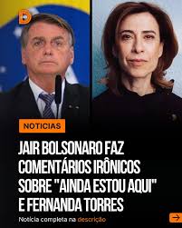 Fernanda Torres sobre prisão: "Bolsonaro preso é uma vitória da democracia".  🐮

Vocês concordam com a Fernanda Torres, atriz de "Ainda Estou Aqui" pessoal, SIM ou NÃO ???  🤔  👇