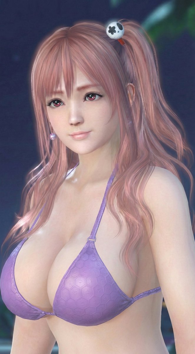 doaxvv_pics's tweet image. A close-up photo of Honoka. Nice Oppais. SFW.  #DOAXVV #VirtualPhotography
