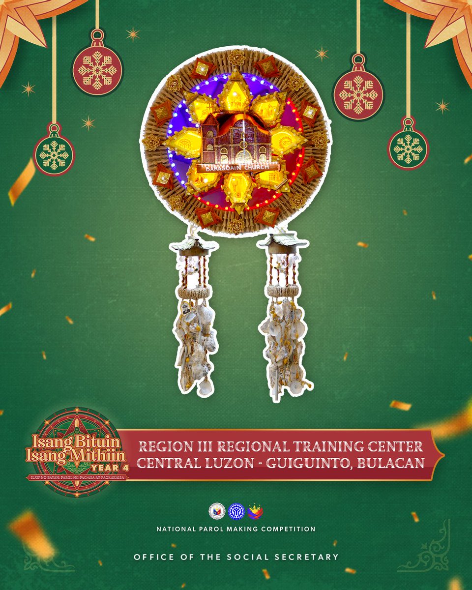 PIADesk's tweet image. Second Place Winner of the “Isang Bituin, Isang Mithiin” National Parol-Making Competition Year 4.