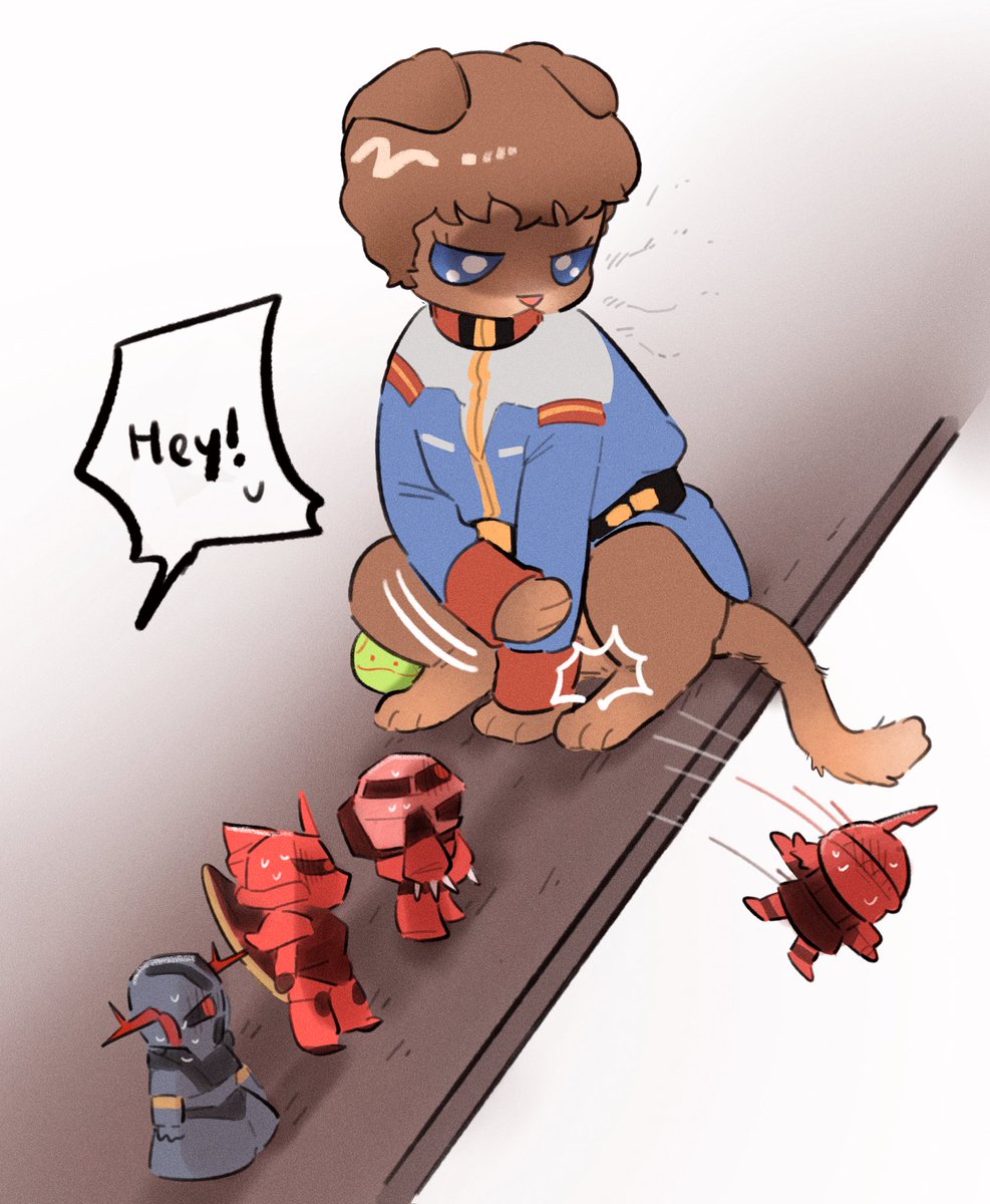 Zashache's tweet image. Habis lihat video kucing jatohin ornamen meja