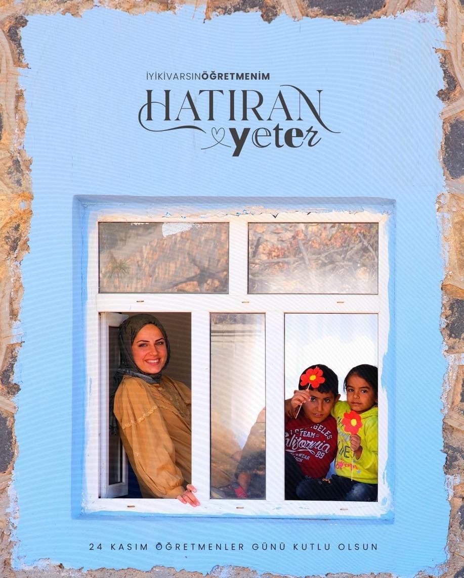 Öğretmen, Türkiye Yüzyılı'nın şafağında, ufukta görünen aydınlığı ellerinizde büyütendir. #HatıranYeter