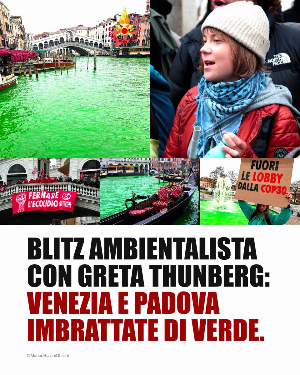 La stessa sinistra che difende giudici e assistenti sociali che strappano tre bambini felici alla loro famiglia e alla loro casa super Green nella natura, imbratta e vandalizza nel nome dell’ideologia estremista. Vergognatevi! L’assistente sociale servirebbe per Greta e tutti i
