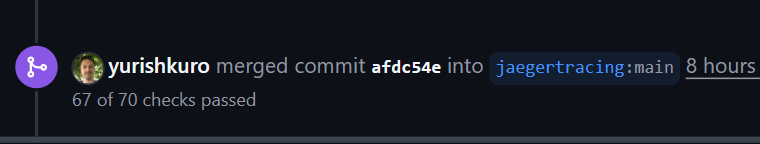 KavishSriv90549's tweet image. Nothing but this gives me peace these days — quiet grind, steady consistency. #opensource #github #jaeger