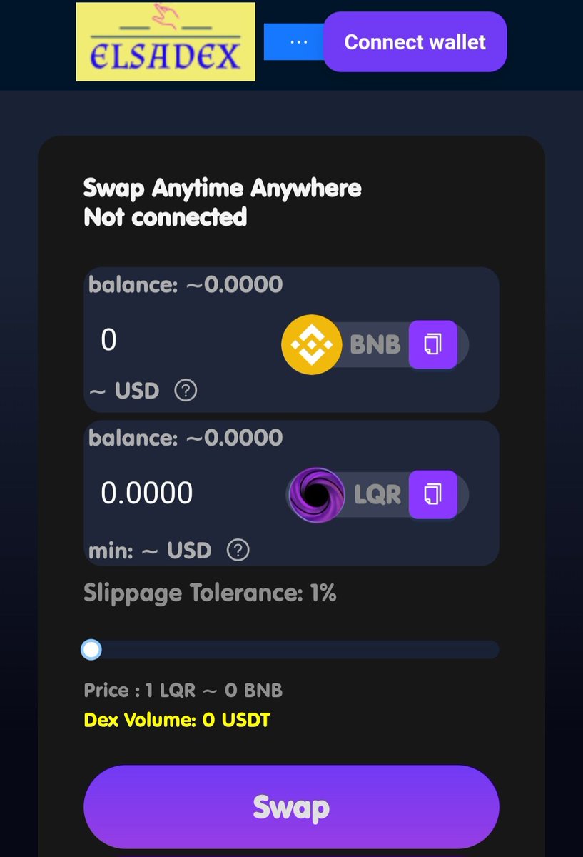 elsadex724's tweet photo. ⚡️ ElsaDex: Swap 
1️⃣ Connect your wallet (MetaMask | WalletConnect | TrustWallet and the other web3 wallets)
2️⃣ Choose your network → BNB Chain / BSC Network
3️⃣ Select $USDT to swap
4️⃣ Choose $FIL to receive
5️⃣ Adjust slippage if needed
6️⃣ Tap Approve → Swap ⚡️ Done in seconds! https://t.co/xBaw6hOzan