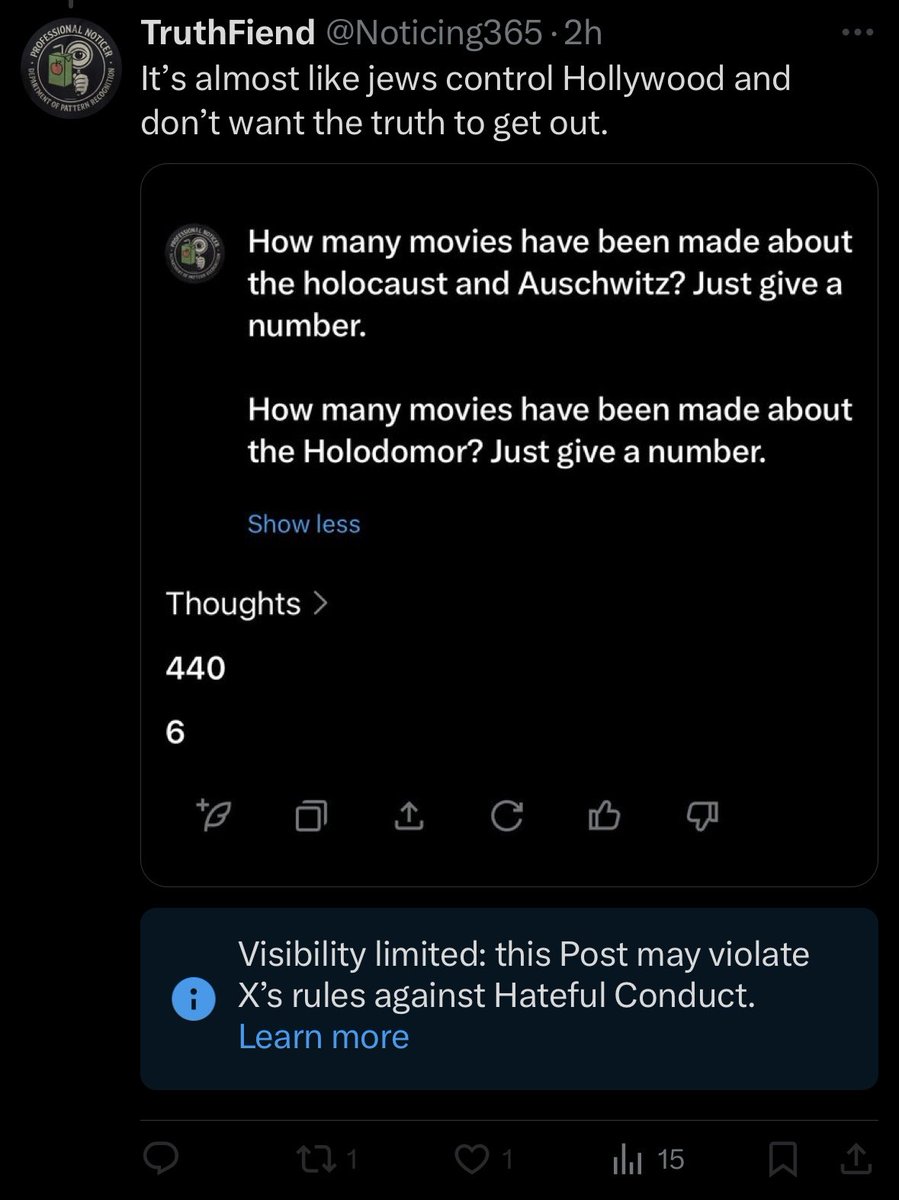 It’s almost like {{they}} control X too and don’t want the truth to get out.