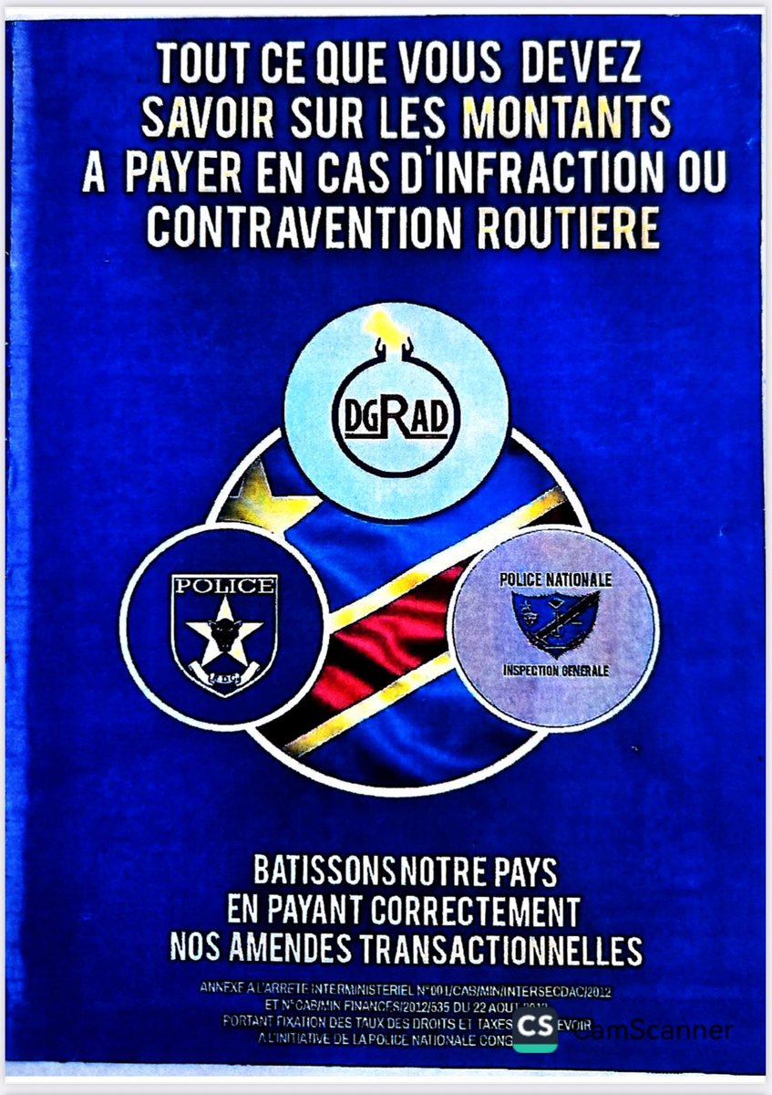 pascal_mulegwa's tweet image. #RDC🇨🇩: Pour que nul n’en prétexte l’ignorance.