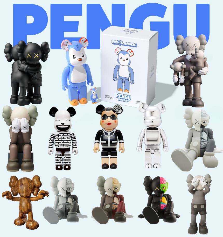 CheHubaStyle's tweet image. BE@RBRICK x Pudgy Penguins 🧸 BE@RBRICK has been shaping art and culture for over two decades - collaborating with legends like @CHANEL, KAWS, and Yue Minjun, with pieces selling for $150K–$2M at global auctions

Now @pudgypenguins × @MEDICOM_TOY partnership joins that legacy.…