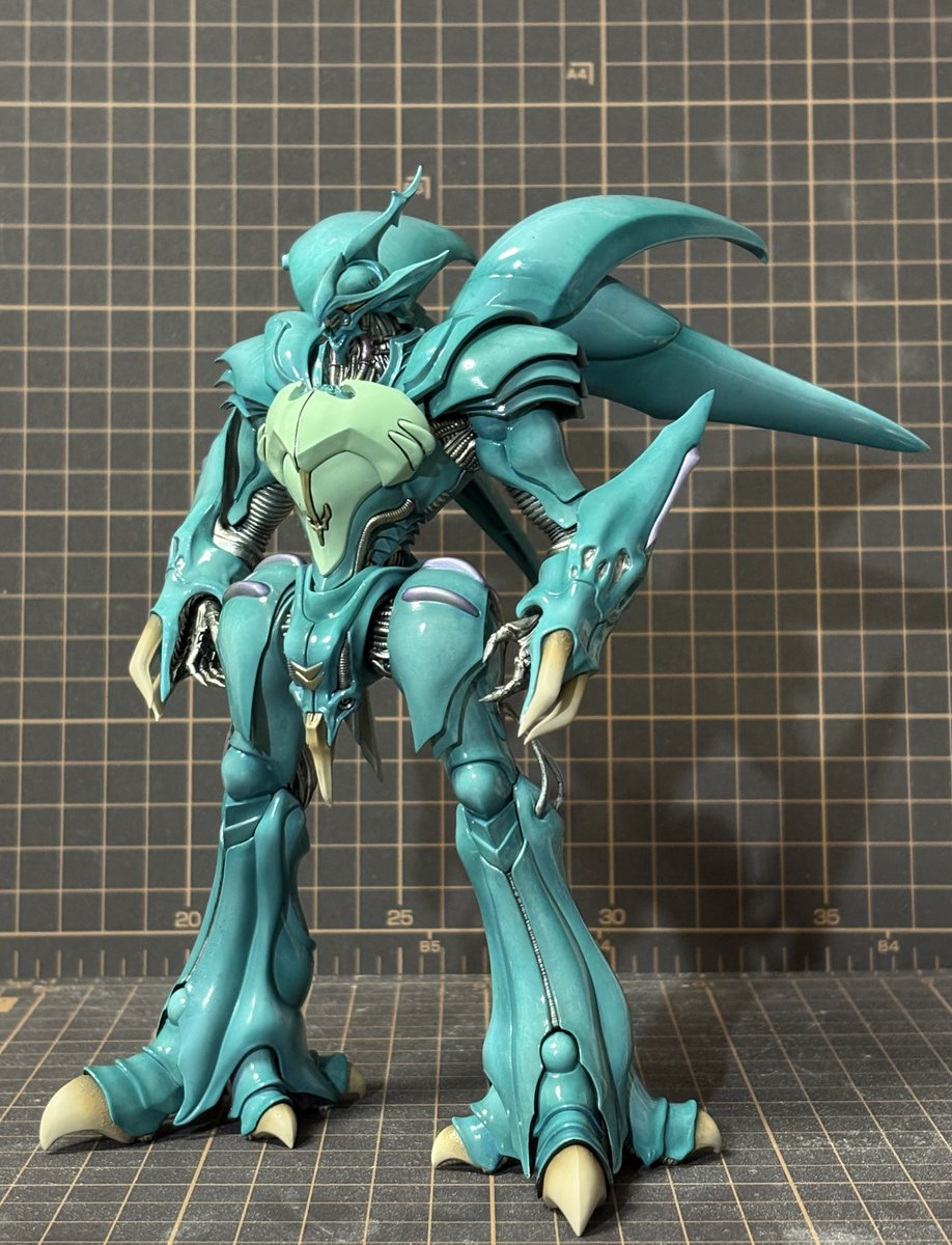 ヴェルビンも塗り分けをしておりました。