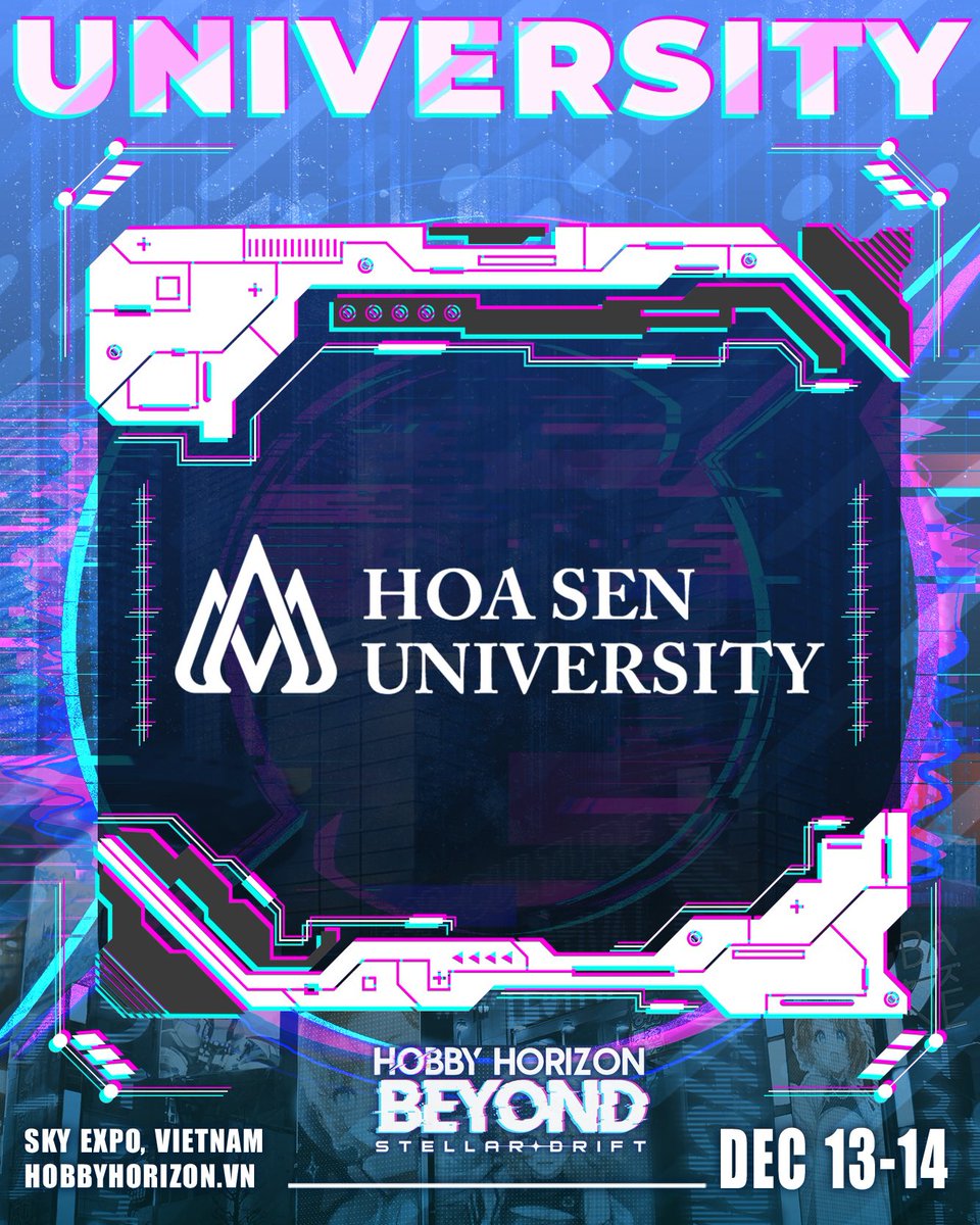 『 𝐇𝐇𝐁𝟐𝟓: 𝐇𝐎𝐀 𝐒𝐄𝐍 𝐔𝐍𝐈𝐕𝐄𝐑𝐒𝐈𝐓𝐘 - 𝐅𝐀𝐂𝐔𝐋𝐓𝐘 𝐎𝐅 𝐃𝐄𝐒𝐈𝐆𝐍 𝐀𝐍𝐃 𝐀𝐑𝐓 』🪐

✨ Hobby Horizon is thrilled to announce that the Faculty of Design &amp; Art from Hoa Sen University will officially be joining our event!

#HHB25 #HobbyHorizonBeyond #HSU