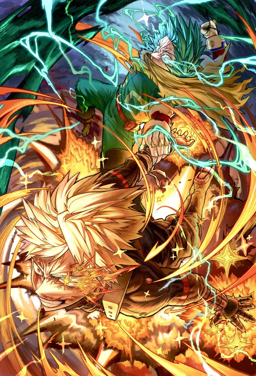 satomaru31000's tweet image. 『爆轟&amp;amp;デク』
#ヒロアカ ❤️‍🔥#MyHeroAcademia