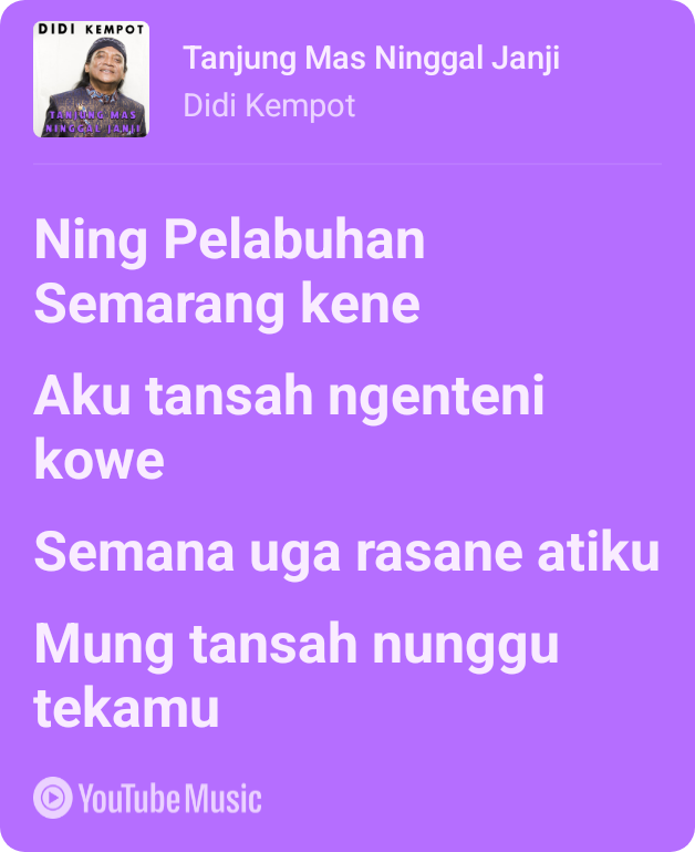 firalogi's tweet photo. @heretheunsaid I always thought that tanjung mas ninggal janji by didi kempot had the same yearning feeling as the man who can't be moved by the script https://t.co/jpPY9UGbxZ