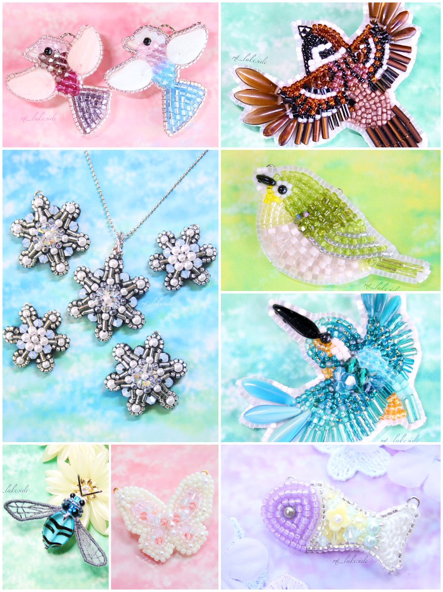 みずうみのほとり💐ビーズ刺繍 (@mt_lakeside) / Posts / X