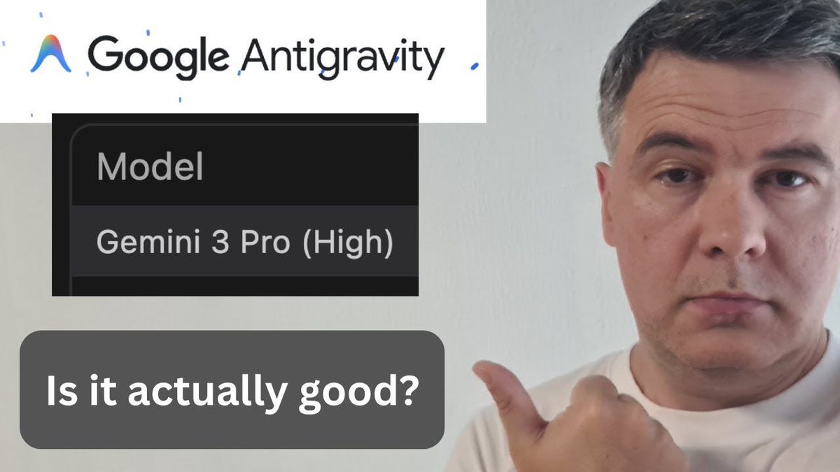 AI Coding Daily 채널에 새로운 영상이 올라왔습니다.

 Laravel/React 프로젝트에서 Google Antigravity + Gemini 3 Pro를 사용해 보았습니다. https://t.co/ku