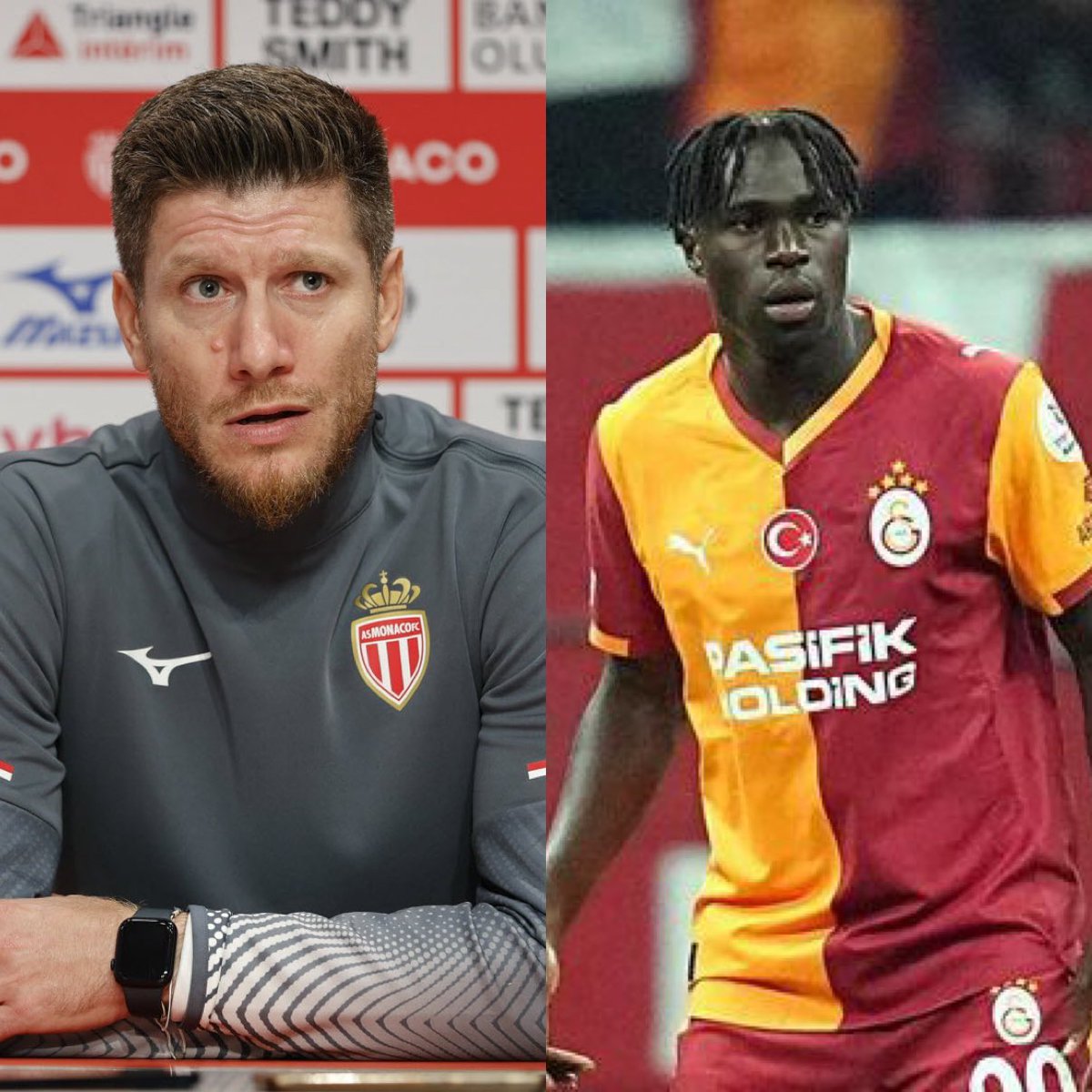 Plusglobal_tr's tweet image. 🗣 Monaco Teknik Direktörü Pocognoli: 

&quot;Galatasaray’ın Singo’yu istediğini duyduğumuzda 7-8 M€ teklif bekliyorduk. 2 gün sonra 25 M€ teklif geldi. Odada kahkaha atıyorduk, ardından şampanya açıp onlara 30 M€ istediğimizi ilettik. Ertesi sabah kabul ettiler.&quot;

📰MonacoSport