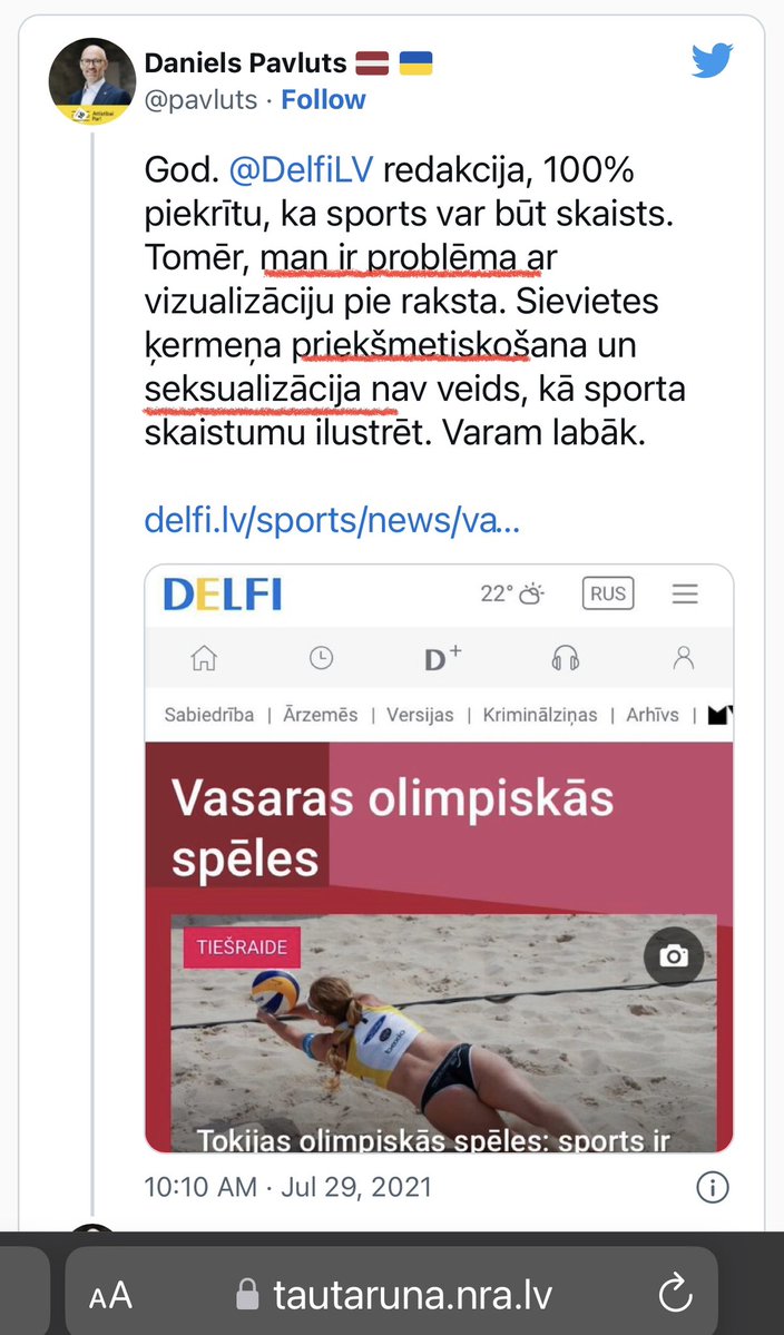 andrislov's tweet image. Tā ir sievietes ķermeņa priekšmetiskošana,viņš teica…
