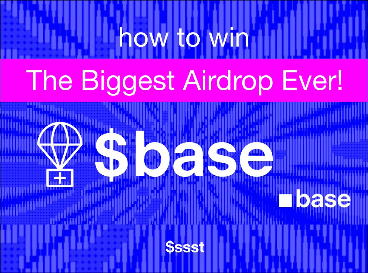 BASE IS ABOUT TO DROP THE BIGGEST AIRDROP IN CRYPTO HISTORY 🔥

I will share some strategy that I take directly from <a href="/jessepollak/">jesse.base.eth</a>'s hint. 

Follow and RT if you feel this is helpful.