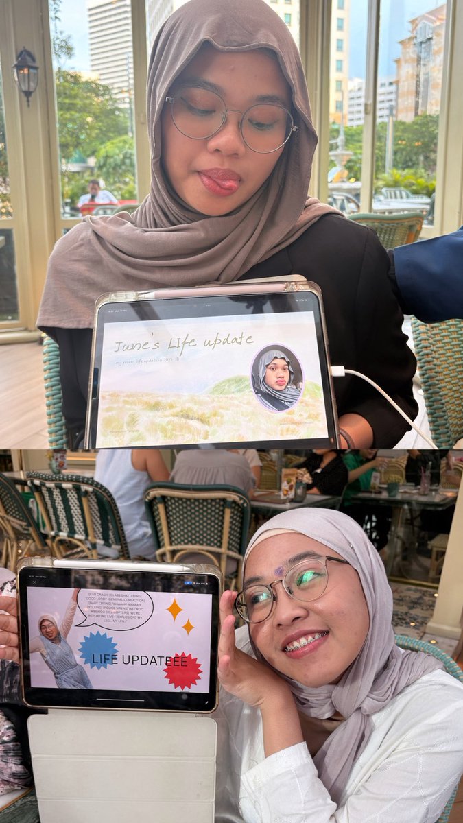 tokopedisa's tweet image. My friends and I haven’t met in a long time, so we decided to share and present our life updates to each other😸