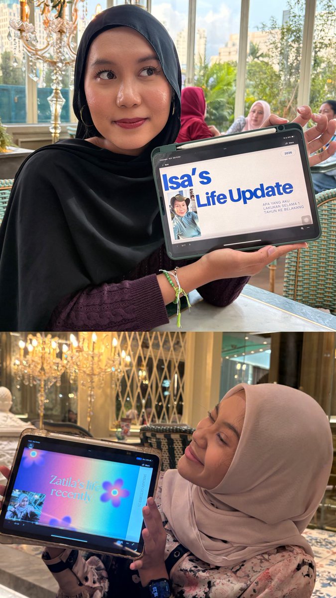 tokopedisa's tweet image. My friends and I haven’t met in a long time, so we decided to share and present our life updates to each other😸