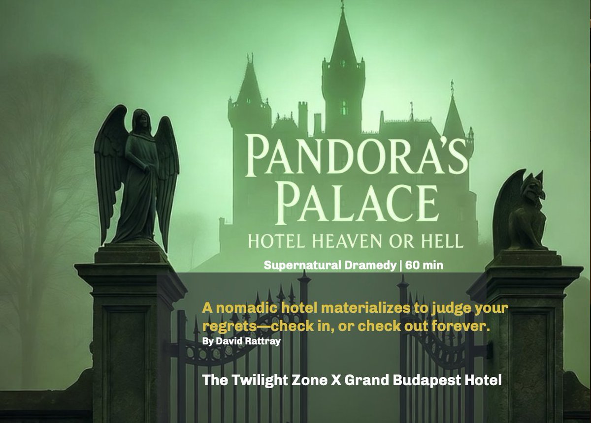 Pandora's Palace 1hr TV off to Hollywood....hope it lands with the management co....  #screenwriting