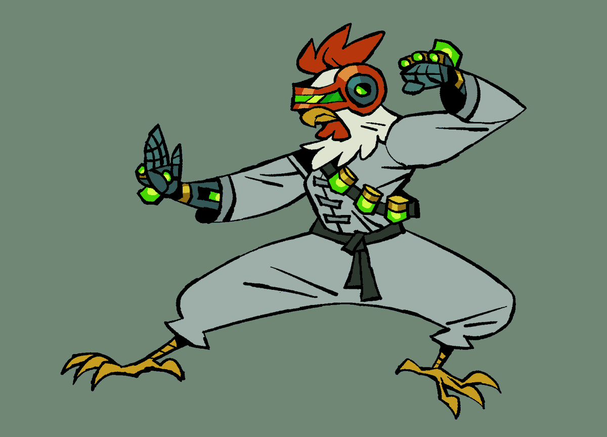 boiledlemon's tweet image. 레이저 쿵푸 치킨