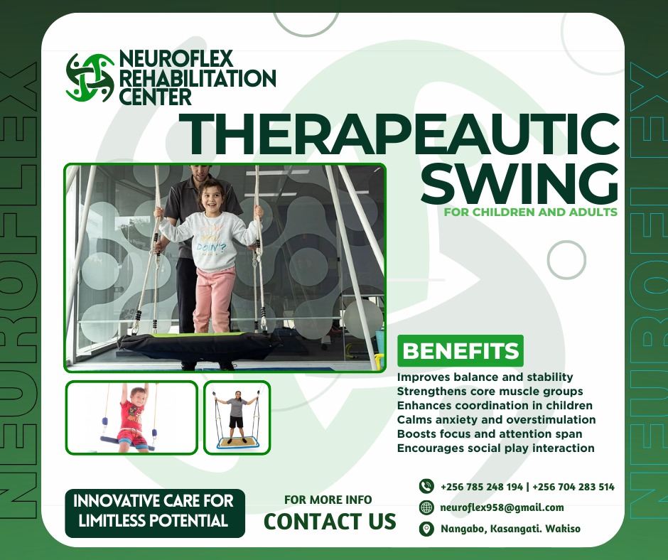 neuroflex958's tweet image. 📍 Nangabo, Kasangati, Wakiso 📧 neuroflex958@gmail.com 📞 +256 785 248 194 | +256 704 283 514

#TherapeuticSwing #SensoryIntegration #NeuroflexCare #ChildDevelopment #InclusivePlay