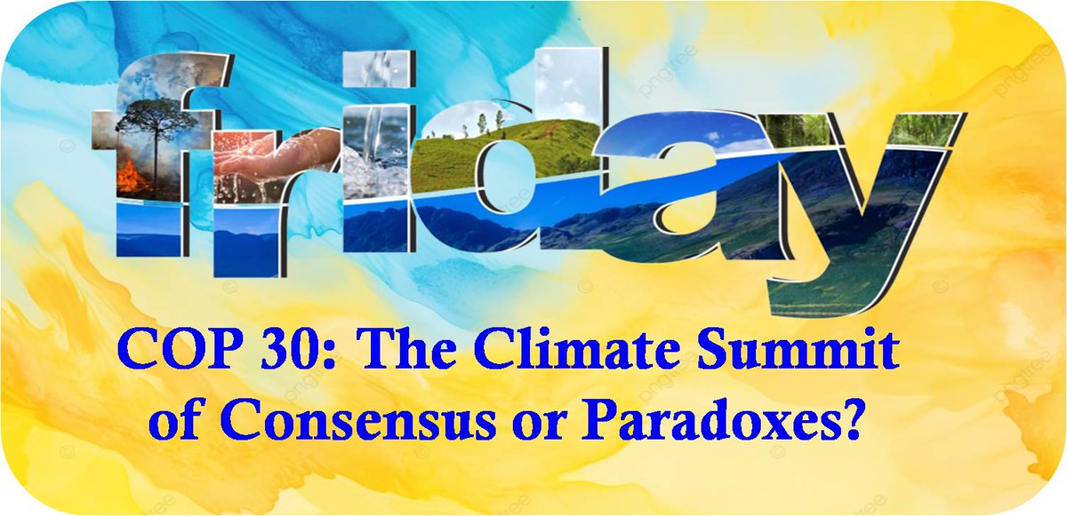 focusglobalrep1's tweet image. Dear Colleagues, please find #DrArvindKumar&apos;s 𝐟𝐫𝐢𝐝𝐚𝐲 𝐛𝐥𝐨𝐠 on &quot;𝐂𝐎𝐏 𝟑𝟎: 𝐓𝐡𝐞 𝐂𝐥𝐢𝐦𝐚𝐭𝐞 𝐒𝐮𝐦𝐦𝐢𝐭 𝐨𝐟 𝐂𝐨𝐧𝐬𝐞𝐧𝐬𝐮𝐬 𝐏𝐚𝐫𝐚𝐝𝐨𝐱𝐞𝐬&quot; published in #𝐅𝐆𝐑. .....Click on the link ahead to read the complete blog focusglobalreporter.org/cop-30-the-cli…