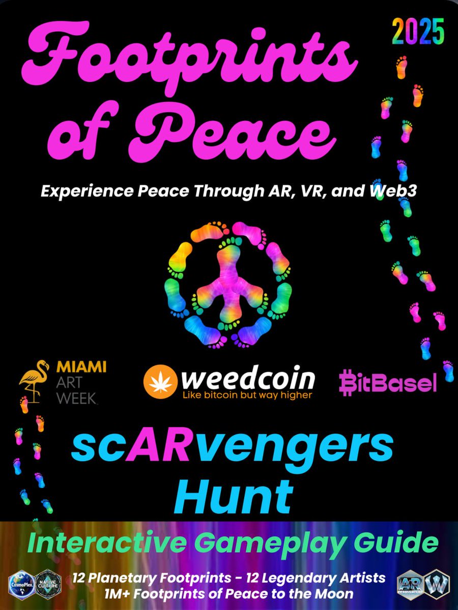 Wagwan Weedcoiners! 

Come join us this Sunday at 8:20 PM UTC.

x.com/i/spaces/1vAxR…

We’ll be joined by @honeycombempire and <a href="/itsahemprising/">Hemp Rising Podcast</a> to go over what <a href="/feetsofpeace/">Footprints of Peace</a> is and how you can get involved to win prizes during this year’s <a href="/ArtBasel/">Art Basel</a> in Miami.

Weedcoin - Like