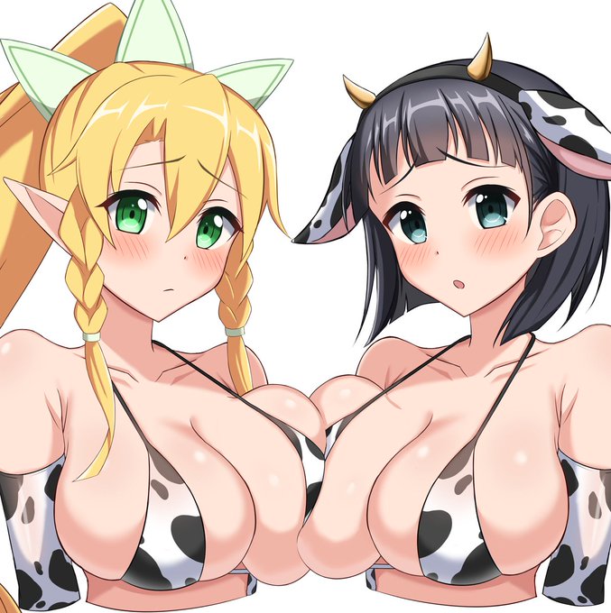 リーファ&直葉🐄🐄 